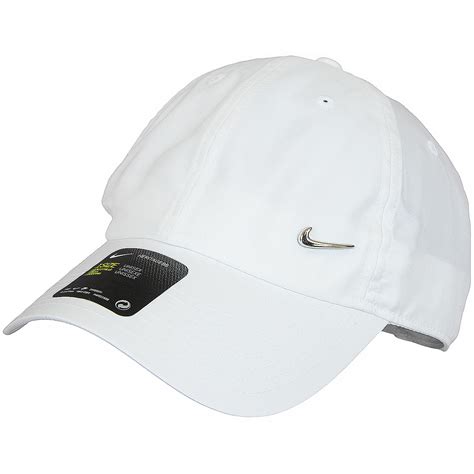 nike metal swoosh h96 weiß|Nike H86 Swoosh washed cap in white .